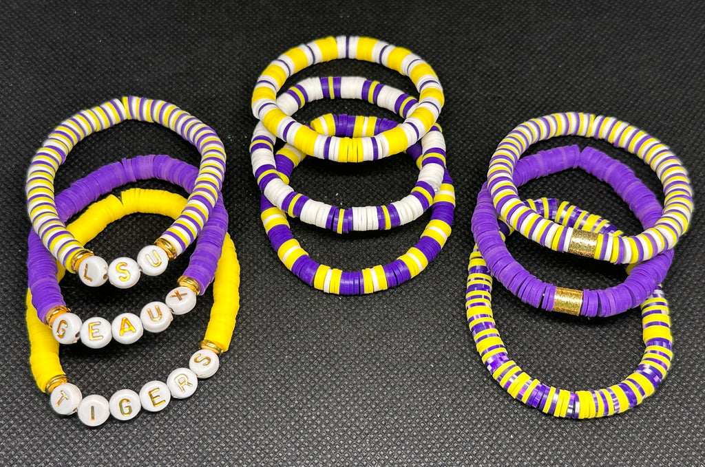 LSU Gameday Bracelets