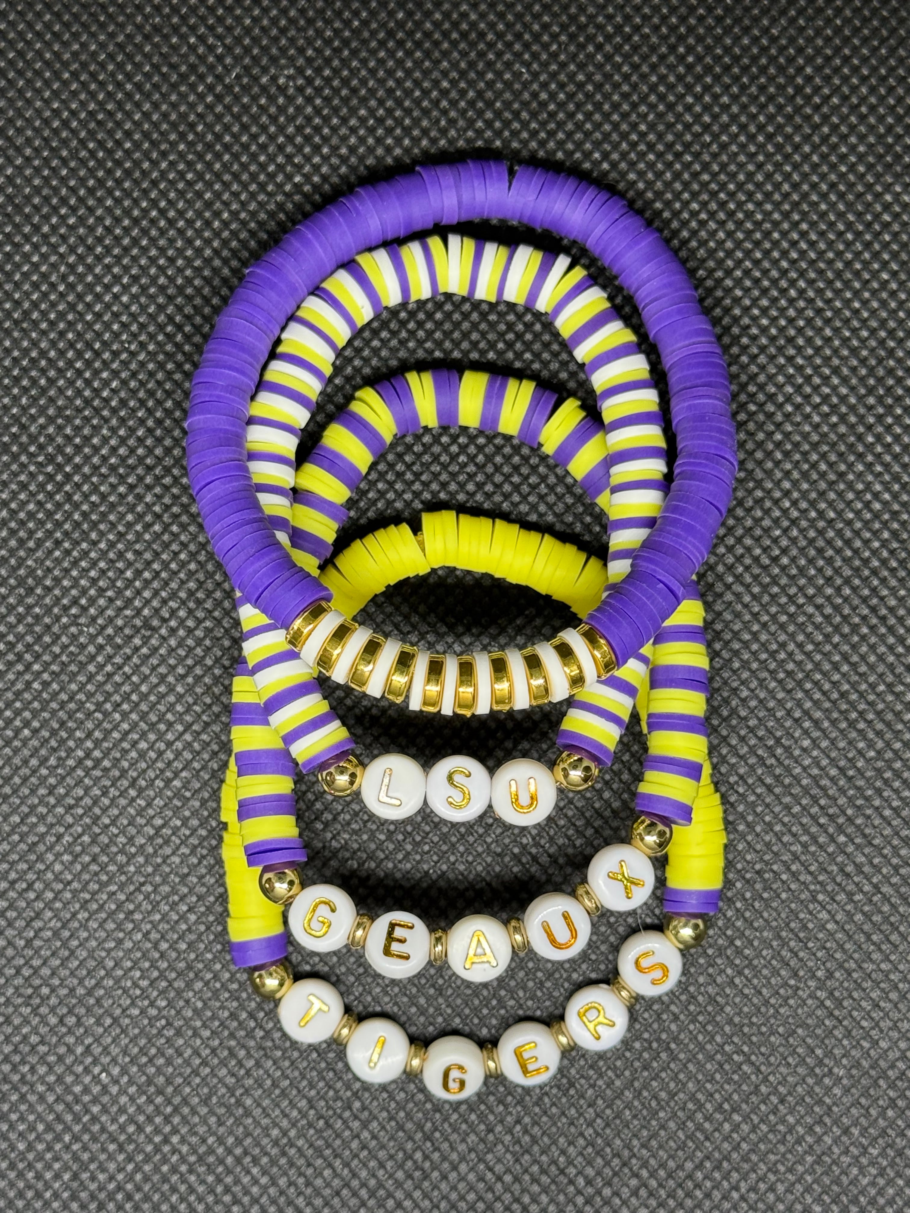 LSU Gameday Bracelets