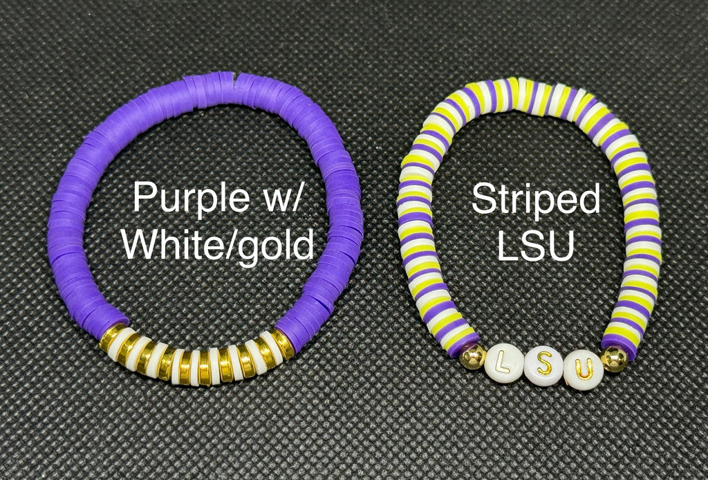 LSU Gameday Bracelets